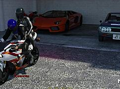 Cartoon Hentai Kitchen Fuck Turns Wild with Motorcycle Ride in Episode 1 22.