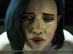 हॉट 3D मिल्फ मुझे चूसती है जबकि अपने मैन को धोखा देती है