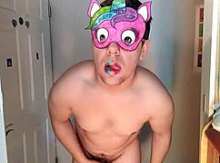 Unicorn Gay Pride Twink Moans with Monster Cock Solo! 🦄