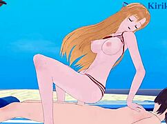 Asuna Yuuki and Sinon Shino Asada dive into wild creampie action in Sword Art Online hentai. Their intense 3D cartoon encounter heats up fast.