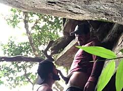 Amateur Couple Has Wild Sex on Beach with Hairy Big Ass