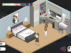 Hentai game Handyman Legend part 4 shows fallen wives cheating in wild action