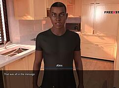 Ever imagine Alex getting hard watching his landlady’s nude yoga poses in a wild game?