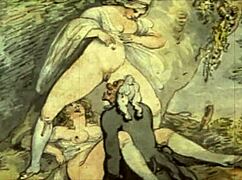 vintage erotic drawings with a retro anime vibe