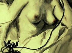 vintage erotic drawings come alive in steamy retro anime style! 😍