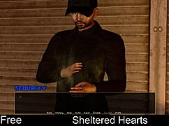 sheltered hearts unfolds in a dating game with anime characters