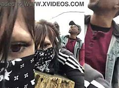 Emo Slut Banged Hard in Public