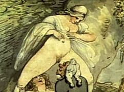 Desene erotice vintage cu vibrație anime retro.