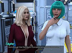 stranded in space milfs compete with teen 18+s for huge boobs