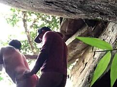 Amateur Couple Has Wild Sex on Beach with Hairy Big Ass