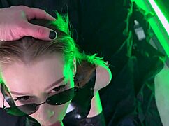 The matrix hot movie with tattooed bitches in latex threesome blowjob.