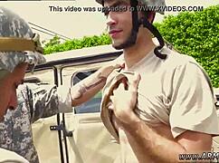 Black and White Schoolboy Bareback with Emo Twink in Raw Gay Action.