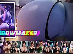 Sex game with Chun Li, Yorha 2B, D.Va, Widowmaker, Spider-Gwen, Juri Han, Cammy White, Mai Shiranui, Harley Quinn, Tifa Lockhart.