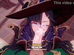 Mona seduces with wild cowgirl riding in steamy hentai action.