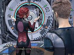 stranded in space 95 - bonding with an asian scientist milf