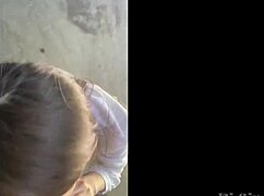 Ki-sim eagerly sucks off a random stranger on a busy Russian street