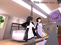 seleca-san secretly exposes herself in public under her coat