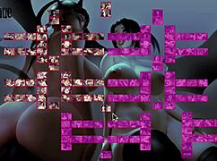 ok, time to switch girls, twin succubus ep 9 with huge tits blowjob and squirting threesome.