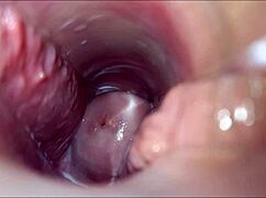 Vaginal orgasm in hentai anime with intense pussy stimulation 😈