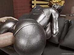 Ballerina from Atomic Heart Gets Rough POV Creampie in 3D Loop