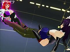 Girl B Hero Scenes, uh, Part 39 with Monster Lord 5... yeah