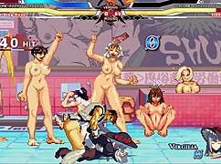 Dongwan lawan Warugiria pertarungan seks hentai liar berbayar