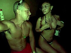 Young bride devoured in swing cabin, filled with cum