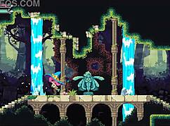 Flip Witch Pixel Hentai Game Ep 2 Huge Sextoy For Big Monster Girl!