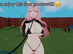 hey, dis catgirl’s gettin’ trained by her master to be a perfect kitty, moanin’ and squirtin’ everywhere!