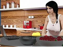 Полный геймплей - Анна захватывающая привязанность часть 19 с оргией миссионерской большим черным членом сперма в рот.