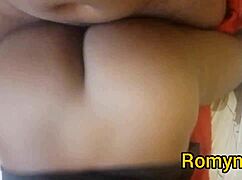 a sequence of intense fucking where he enjoys cumming inside the carioca big black woman