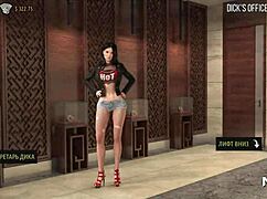 in fashionbusiness, a beautiful NUDE COSTUME model E2 14 poses cutely