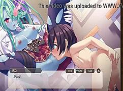 I licked the rich girl's pussy while masturbating passionately.