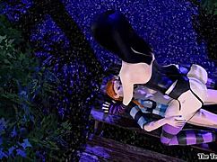 TTF - What’s Hiding Under This Goth Hentai Shemale Fantasy?