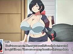 Waifu Hub S7, Rumi from MHA parody hentai, bunny blowjob in ep 1