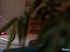 public agent risky sex at the public indoor swimming pool