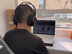 Secret Sex with Nerdy Stepbro Gamer Savannah Watson in Doggystyle