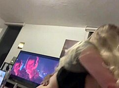 damn, busty canadian pawg riding lil d again!