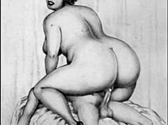 Ever seen vintage erotic drawings come to life like this?