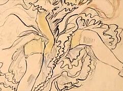 Vintage Erotic Illustration Showcases Retro Hentai Art with Seductive Anime Charm