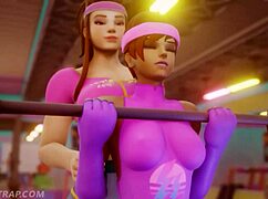 yo, check this wild lesbian training in hot hentai action, so steamy!