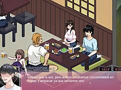 Alice the whore gets slammed hard in NTRaholic hentai game! Wife screwed before husband!