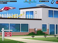 What adventures await in summer time saga unc part 27 with massive jenny in this huge cartoon anime game?