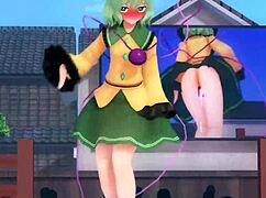 Kokoro's revenge MMD animation with squirting pussy and lesbian tits