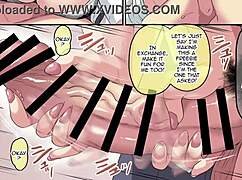 papakatsu gal brings friends for wild hentai action