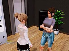 i'm exploring harem hotel 23 in this anime game