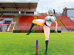 Haku and Miku's lewd gymnastics are super acrobatic and fun