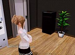 Tô explorando o Harem Hotel 23 nesse jogo de anime