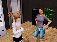 i'm exploring harem hotel 23 in this anime game