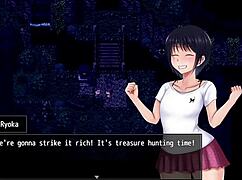 exploring the dark cave in scars of summer happy route part 3